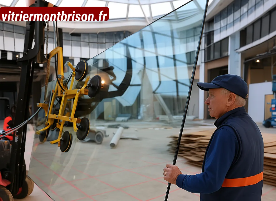Remplacement de vitrine magasin Montbrison